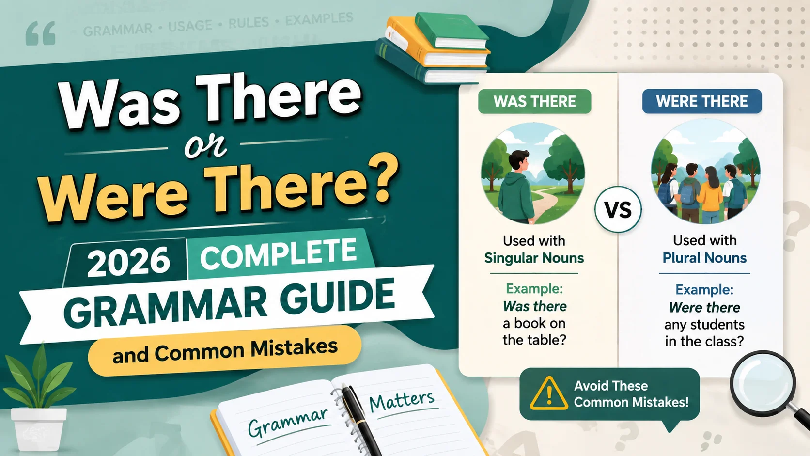 Was There or Were There? 2026 Complete Grammar Guide and Common Mistakes