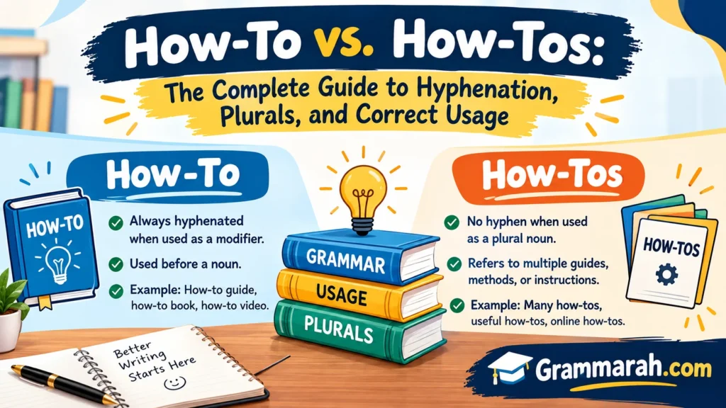 How-To vs. How-Tos: The Complete Guide to Hyphenation, Plurals, and Correct Usage