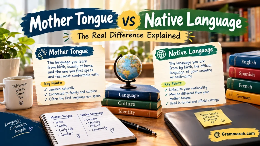 Mother Tongue vs Native Language: The Real Difference Explained