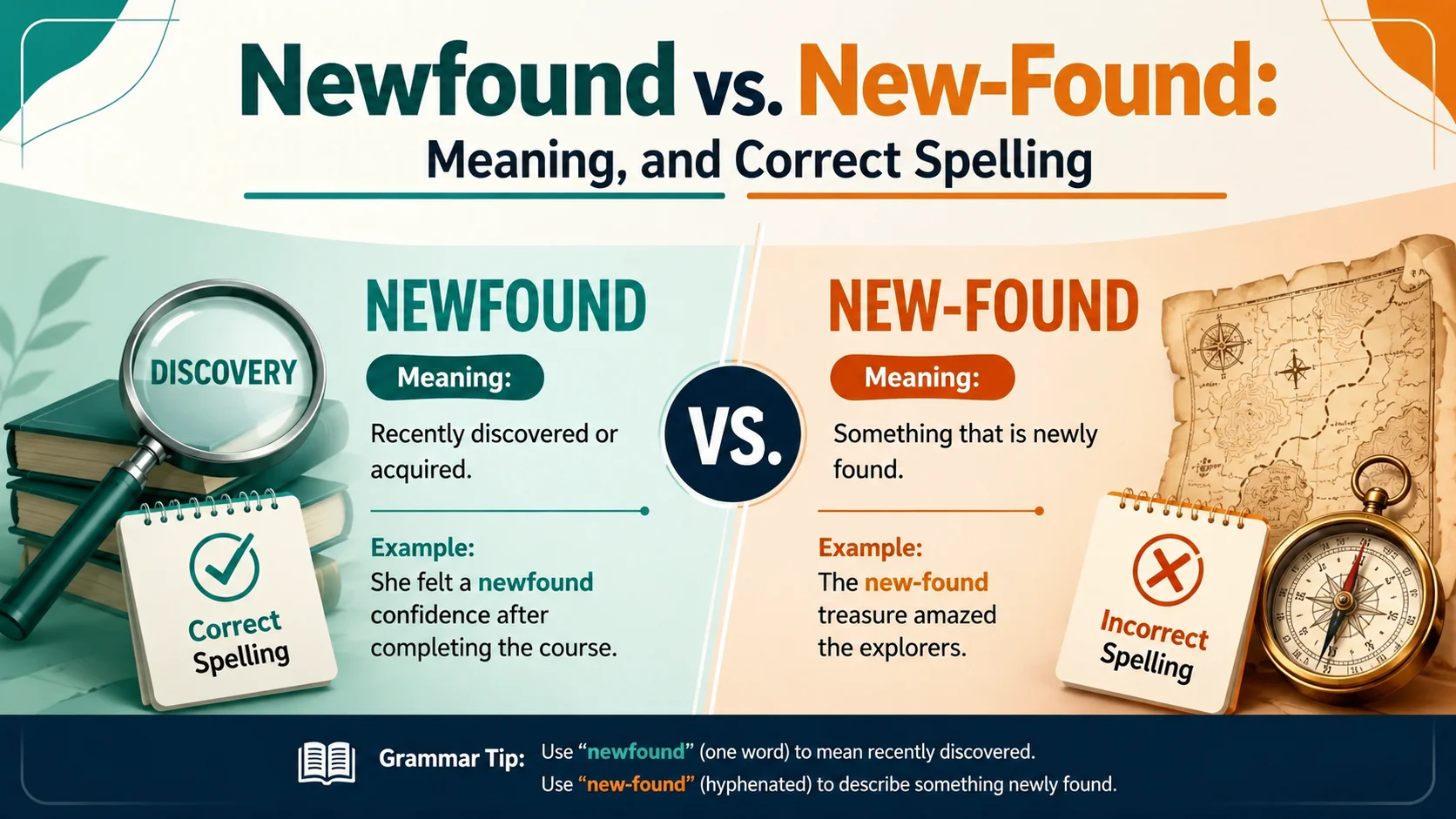 Newfound vs. New-Found: Meaning, and Correct Spelling