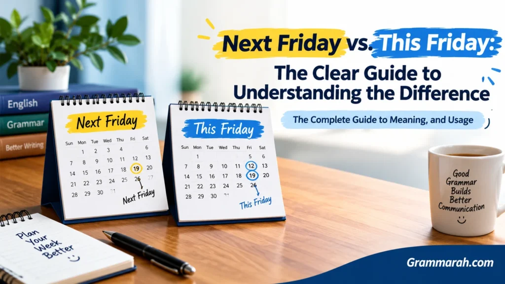 Next Friday vs. This Friday: The Clear Guide to Understanding the Difference